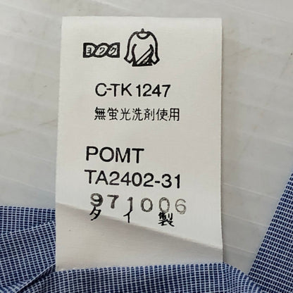 【中古品】【メンズ】 RALPH LAUREN ラルフローレン 90's COTTON L/S SHIRT SWL3C-02 90年代 コットン ロングスリーブ シャツ トップス 長袖 無地 147-251005-ts-14-tei サイズ：L カラー：ブルー 万代Net店