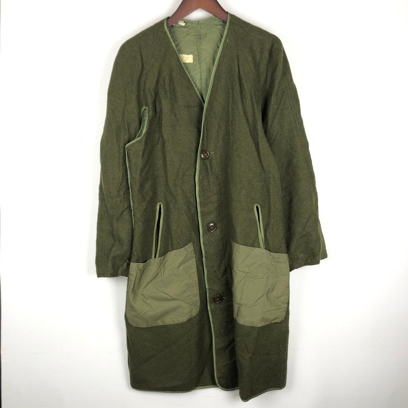 【現状渡し品】 US.ARMY ユーエスアーミー WOOL LINER COAT 55-0-1650-205 ウールライナー コート アウター ジャケット 145-250928-ts-11-tei サイズ：M カラー：カーキ 万代Net店