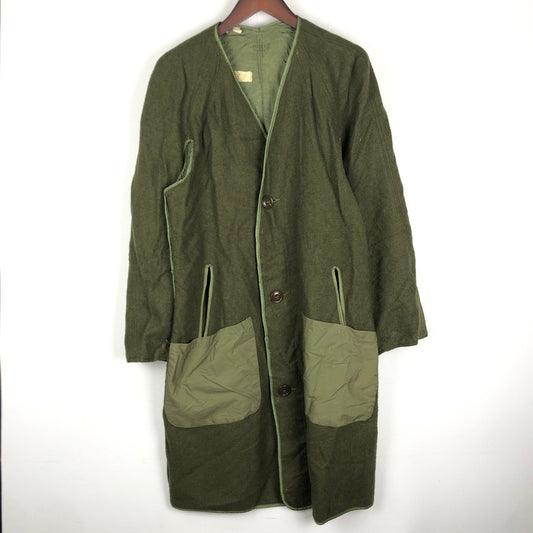 【現状渡し品】 US.ARMY ユーエスアーミー WOOL LINER COAT 55-0-1650-205 ウールライナー コート アウター ジャケット 145-250928-ts-11-tei サイズ：M カラー：カーキ 万代Net店