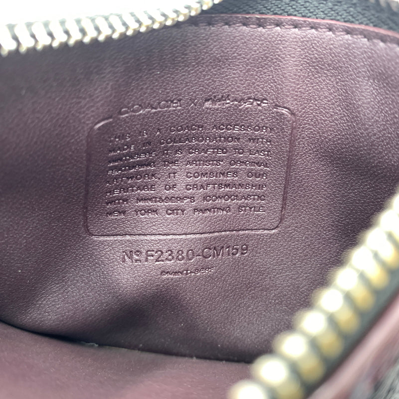 【中古品】【メンズ】 COACH コーチ × MINT+SERF ミント＆サーフ 別注 コラボ CARD CASE CM159 カードケース 財布 コインケース 181-260712-ko-05-tei カラー：マルチ 万代Net店