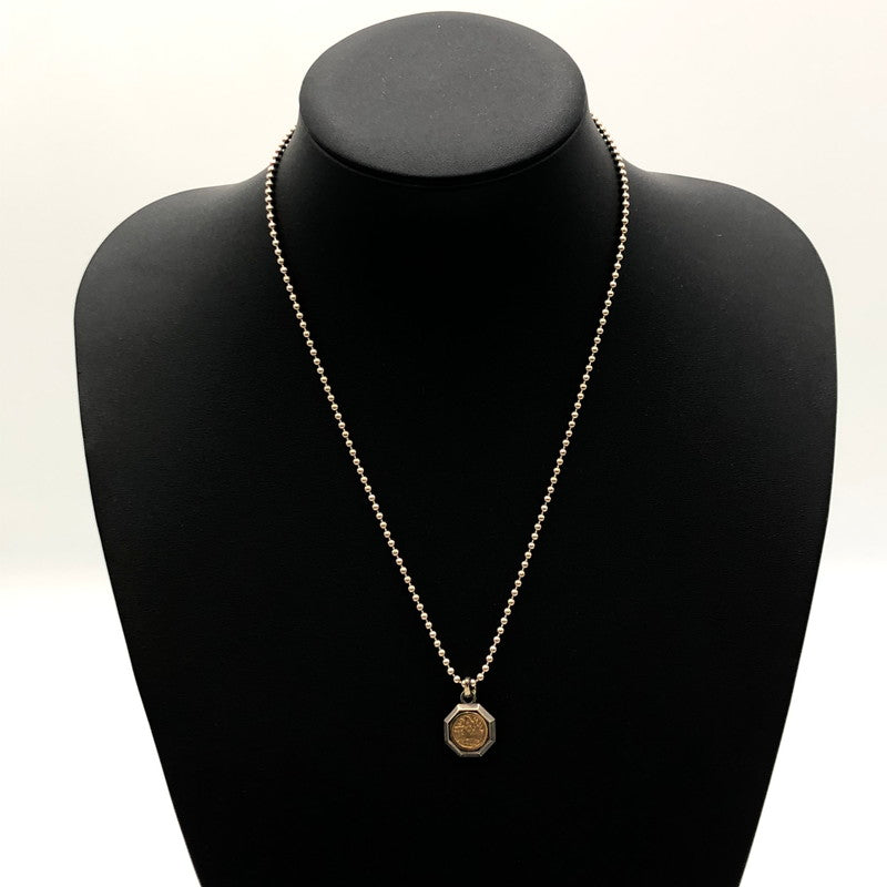 【中古品】【メンズ】 HORIGIN 彫銀 K18 SILVER PENDANT TOP K18 シルバー 家紋ペンダント小 蝶 アクセサリー 192-251106-ts-16-tei カラー：シルバー 万代Net店