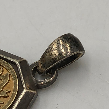 【中古品】【メンズ】 HORIGIN 彫銀 K18 SILVER PENDANT TOP K18 シルバー 家紋ペンダント小 蝶 アクセサリー 192-251106-ts-16-tei カラー：シルバー 万代Net店