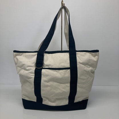 【中古品】【メンズ/レディース】 OLD NAVY オールドネイビー 00’S TOTE BAG トートバッグ カバン ヴィンテージ 188-260822-AS-7-hon カラー：オフホワイト/ブラック 万代Net店