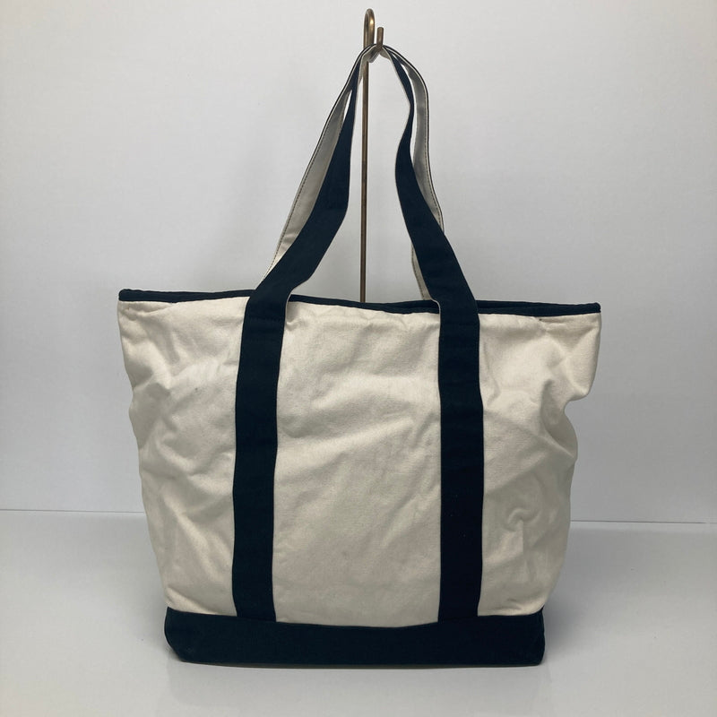 【中古品】【メンズ/レディース】 OLD NAVY オールドネイビー 00’S TOTE BAG トートバッグ カバン ヴィンテージ 188-260822-AS-7-hon カラー：オフホワイト/ブラック 万代Net店