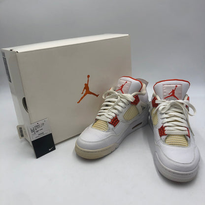 【中古品】【メンズ】 NIKE ナイキ AIR JORDAN 4 RETRO CT8527-118 エアジョーダン4 レトロ スニーカー 靴 160-251217-ks-07-tei カラー：WHITE/TEAM ORANGE 万代Net店