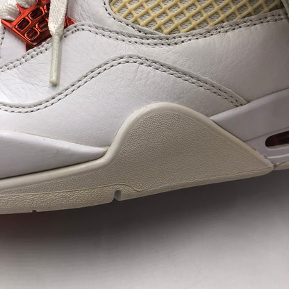 【中古品】【メンズ】 NIKE ナイキ AIR JORDAN 4 RETRO CT8527-118 エアジョーダン4 レトロ スニーカー 靴 160-251217-ks-07-tei カラー：WHITE/TEAM ORANGE 万代Net店