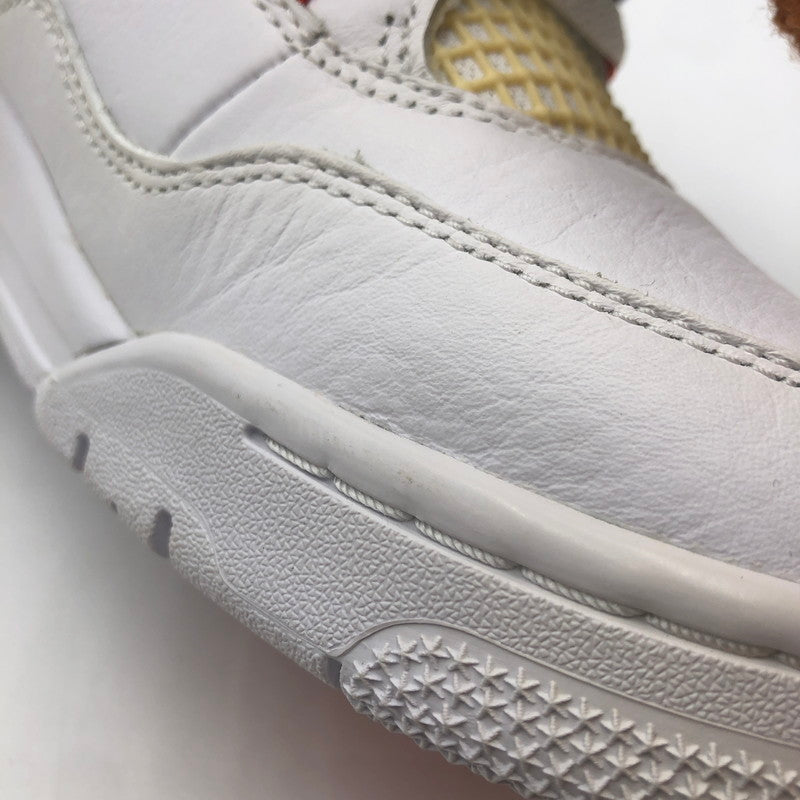 【中古品】【メンズ】 NIKE ナイキ AIR JORDAN 4 RETRO CT8527-118 エアジョーダン4 レトロ スニーカー 靴 160-251217-ks-07-tei カラー：WHITE/TEAM ORANGE 万代Net店