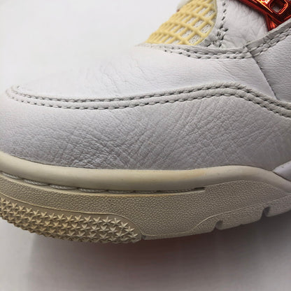 【中古品】【メンズ】 NIKE ナイキ AIR JORDAN 4 RETRO CT8527-118 エアジョーダン4 レトロ スニーカー 靴 160-251217-ks-07-tei カラー：WHITE/TEAM ORANGE 万代Net店