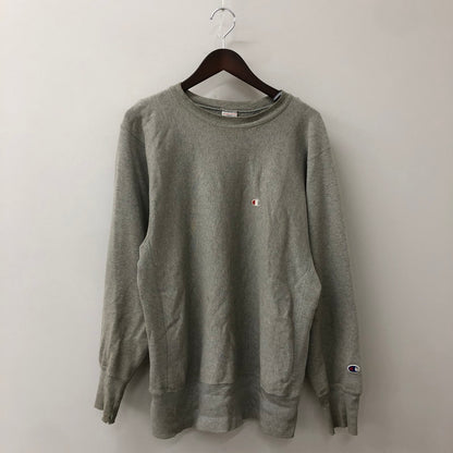 【現状渡し品】【メンズ】 Champion チャンピオン 90’s REVERSE WEAVE SWEAT C5-7023 90年代 リバースウィーブ スウェット 長袖 トップス トレーナー 145-250924-yo-06-tei サイズ：L カラー：グレー 万代Net店