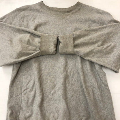 【現状渡し品】【メンズ】 Champion チャンピオン 90’s REVERSE WEAVE SWEAT C5-7023 90年代 リバースウィーブ スウェット 長袖 トップス トレーナー 145-250924-yo-06-tei サイズ：L カラー：グレー 万代Net店
