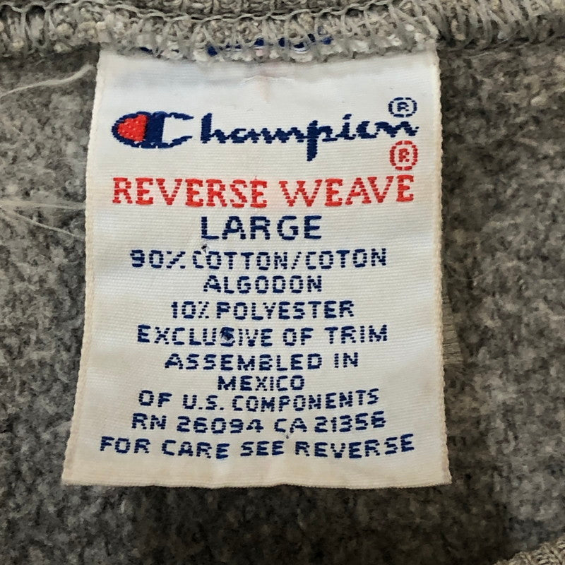 【現状渡し品】【メンズ】 Champion チャンピオン 90’s REVERSE WEAVE SWEAT C5-7023 90年代 リバースウィーブ スウェット 長袖 トップス トレーナー 145-250924-yo-06-tei サイズ：L カラー：グレー 万代Net店