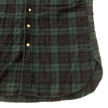 【中古品】【メンズ】 PENDLETON ペンドルトン 70's BLACK WATCH L/S WOOL SHIRT VINTAGE ブラックウォッチ ロングスリーブ ウールシャツ 長袖 トップス 片ポケット ヴィンテージ 145-250924-yo-09-fuz サイズ：M カラー：ブラックウォッチ 万代Net店