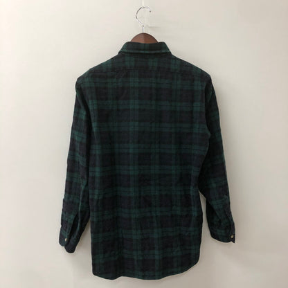 【中古品】【メンズ】 PENDLETON ペンドルトン 70's BLACK WATCH L/S WOOL SHIRT VINTAGE ブラックウォッチ ロングスリーブ ウールシャツ 長袖 トップス 片ポケット ヴィンテージ 145-250924-yo-09-fuz サイズ：M カラー：ブラックウォッチ 万代Net店