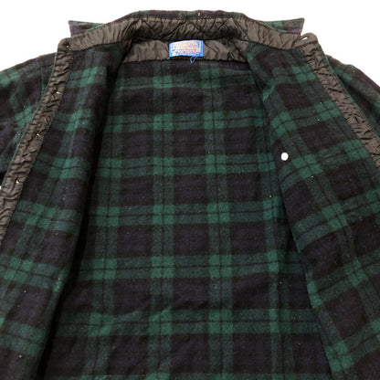 【中古品】【メンズ】 PENDLETON ペンドルトン 70's BLACK WATCH L/S WOOL SHIRT VINTAGE ブラックウォッチ ロングスリーブ ウールシャツ 長袖 トップス 片ポケット ヴィンテージ 145-250924-yo-09-fuz サイズ：M カラー：ブラックウォッチ 万代Net店