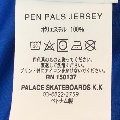 【中古美品】【メンズ】 PEN PALS JERSEY P26ES053 ペンパルズ ジャージ 半袖 トップス サッカーゲームシャツ 142-250924-KS-10-fuzh サイズ：M カラー：ブルー 万代Net店