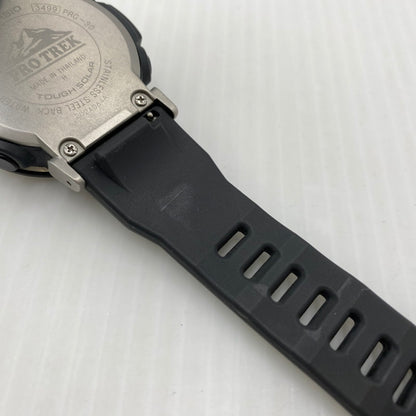 【中古品】【メンズ】 CASIO カシオ CLIMBER LINE PROTREK DEGITAL MODEL PRG-30-1JF クライマーライン プロトレック デジタル モデル クォーツ 腕時計 197-260808-yo-06-tei カラー：ブラック 万代Net店
