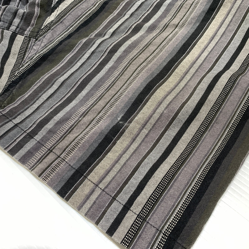 【中古品】【メンズ】 Supreme シュプリーム 14SS STRIPE BELTED SHORT PANTS ストライプ ベルト ショートパンツ ボトムス ショーツ ハーフパンツ 149-260720-ko-12-tei サイズ：30 カラー：グレー 万代Net店