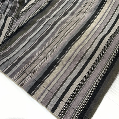 【中古品】【メンズ】 Supreme シュプリーム 14SS STRIPE BELTED SHORT PANTS ストライプ ベルト ショートパンツ ボトムス ショーツ ハーフパンツ 149-260720-ko-12-tei サイズ：30 カラー：グレー 万代Net店