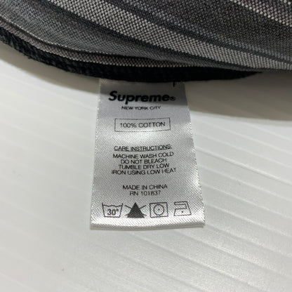 【中古品】【メンズ】 Supreme シュプリーム 14SS STRIPE BELTED SHORT PANTS ストライプ ベルト ショートパンツ ボトムス ショーツ ハーフパンツ 149-260720-ko-12-tei サイズ：30 カラー：グレー 万代Net店