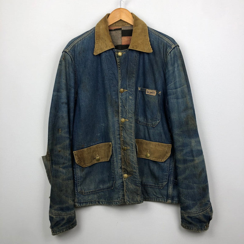 【現状渡し品】【メンズ】 BIG SMITH ビッグスミス 50～60's BLANKET LINER COVER ALLS VINTAGE 50～60年代 ブランケット ライナー カバーオール アウター ヴィンテージ 145-250924-KS-19-tei サイズ：表記サイズ無し カラー：インディゴ 万代Net店