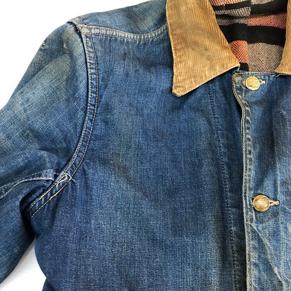 【現状渡し品】【メンズ】 BIG SMITH ビッグスミス 50～60's BLANKET LINER COVER ALLS VINTAGE 50～60年代 ブランケット ライナー カバーオール アウター ヴィンテージ 145-250924-KS-19-tei サイズ：表記サイズ無し カラー：インディゴ 万代Net店