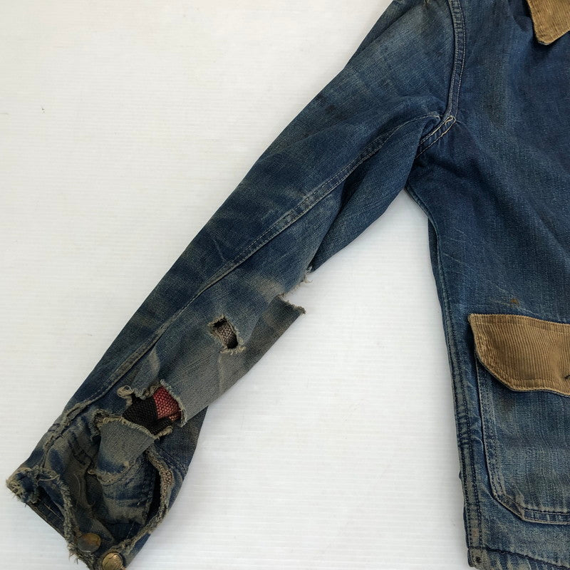 【現状渡し品】【メンズ】 BIG SMITH ビッグスミス 50～60's BLANKET LINER COVER ALLS VINTAGE 50～60年代 ブランケット ライナー カバーオール アウター ヴィンテージ 145-250924-KS-19-tei サイズ：表記サイズ無し カラー：インディゴ 万代Net店