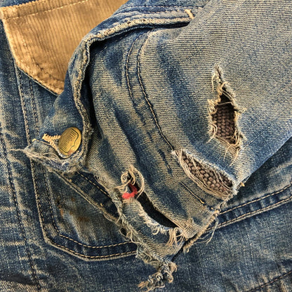 【現状渡し品】【メンズ】 BIG SMITH ビッグスミス 50～60's BLANKET LINER COVER ALLS VINTAGE 50～60年代 ブランケット ライナー カバーオール アウター ヴィンテージ 145-250924-KS-19-tei サイズ：表記サイズ無し カラー：インディゴ 万代Net店