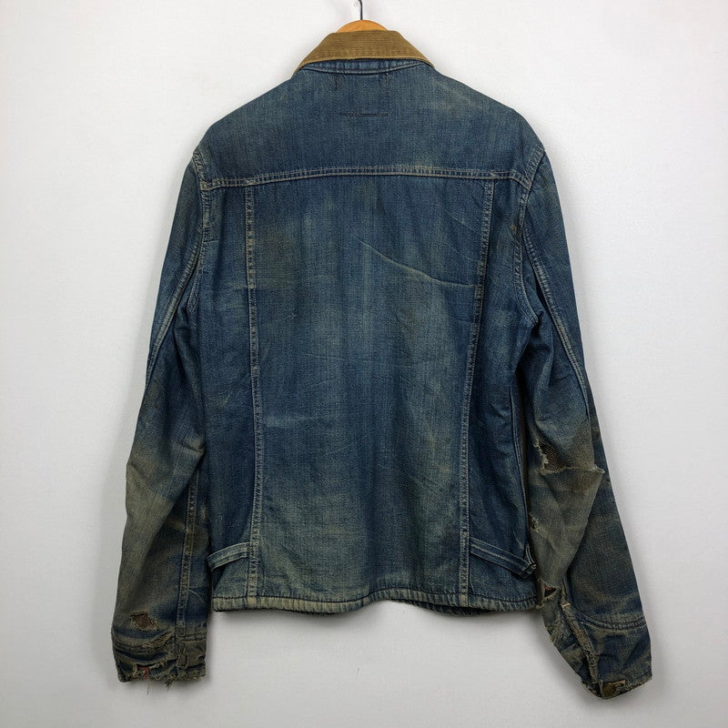 【現状渡し品】【メンズ】 BIG SMITH ビッグスミス 50～60's BLANKET LINER COVER ALLS VINTAGE 50～60年代 ブランケット ライナー カバーオール アウター ヴィンテージ 145-250924-KS-19-tei サイズ：表記サイズ無し カラー：インディゴ 万代Net店