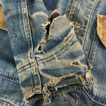 【現状渡し品】【メンズ】 BIG SMITH ビッグスミス 50～60's BLANKET LINER COVER ALLS VINTAGE 50～60年代 ブランケット ライナー カバーオール アウター ヴィンテージ 145-250924-KS-19-tei サイズ：表記サイズ無し カラー：インディゴ 万代Net店