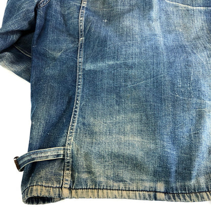 【現状渡し品】【メンズ】 BIG SMITH ビッグスミス 50～60's BLANKET LINER COVER ALLS VINTAGE 50～60年代 ブランケット ライナー カバーオール アウター ヴィンテージ 145-250924-KS-19-tei サイズ：表記サイズ無し カラー：インディゴ 万代Net店