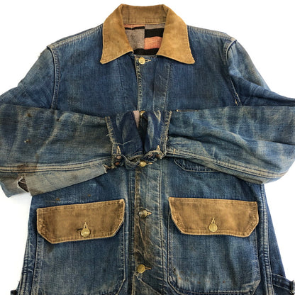 【現状渡し品】【メンズ】 BIG SMITH ビッグスミス 50～60's BLANKET LINER COVER ALLS VINTAGE 50～60年代 ブランケット ライナー カバーオール アウター ヴィンテージ 145-250924-KS-19-tei サイズ：表記サイズ無し カラー：インディゴ 万代Net店