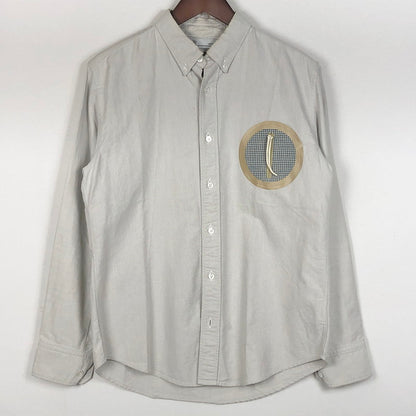 【中古品】【メンズ】 VISVIM ビズビム COTTON BD L/S SHIRT 0114105011004 コットン ビーディ ロングスリーブ シャツ 長袖 トップス 140-260702-sa-08-tei サイズ：1 カラー：グレー系 万代Net店