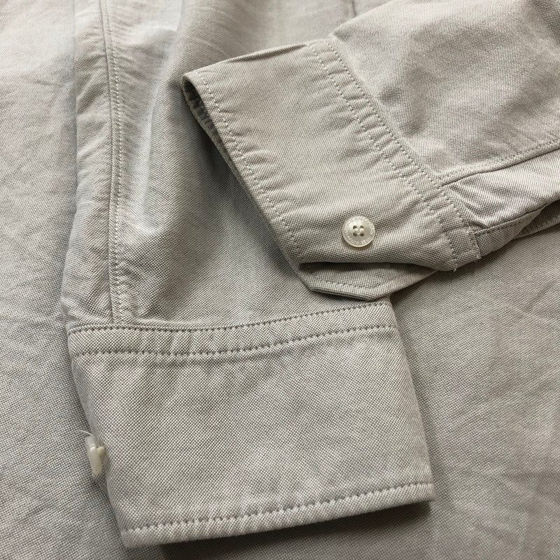 【中古品】【メンズ】 VISVIM ビズビム COTTON BD L/S SHIRT 0114105011004 コットン ビーディ ロングスリーブ シャツ 長袖 トップス 140-260702-sa-08-tei サイズ：1 カラー：グレー系 万代Net店