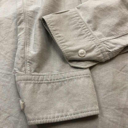 【中古品】【メンズ】 VISVIM ビズビム COTTON BD L/S SHIRT 0114105011004 コットン ビーディ ロングスリーブ シャツ 長袖 トップス 140-260702-sa-08-tei サイズ：1 カラー：グレー系 万代Net店
