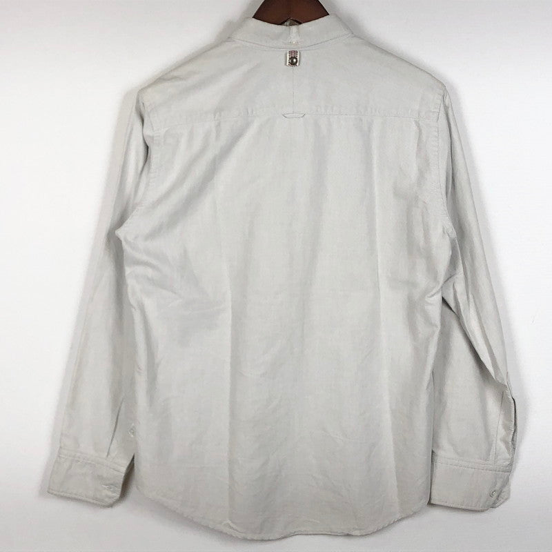 【中古品】【メンズ】 VISVIM ビズビム COTTON BD L/S SHIRT 0114105011004 コットン ビーディ ロングスリーブ シャツ 長袖 トップス 140-260702-sa-08-tei サイズ：1 カラー：グレー系 万代Net店