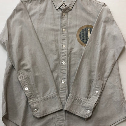 【中古品】【メンズ】 VISVIM ビズビム COTTON BD L/S SHIRT 0114105011004 コットン ビーディ ロングスリーブ シャツ 長袖 トップス 140-260702-sa-08-tei サイズ：1 カラー：グレー系 万代Net店