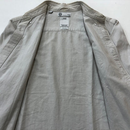 【中古品】【メンズ】 VISVIM ビズビム COTTON BD L/S SHIRT 0114105011004 コットン ビーディ ロングスリーブ シャツ 長袖 トップス 140-260702-sa-08-tei サイズ：1 カラー：グレー系 万代Net店