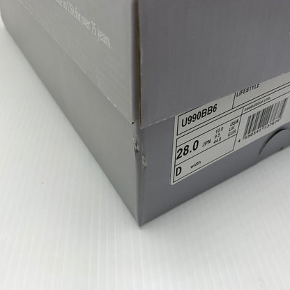 【中古品】【メンズ】 NEW BALANCE ニューバランス U990BB6 SNEAKERS TRIPLE BLACK スニーカー 靴 シューズ 162-260711-ko-02-tei サイズ：28cm カラー：ブラック 万代Net店