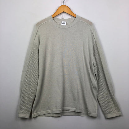 【中古品】【メンズ】 STUSSY ステューシー × NIKE ナイキ 別注 コラボ 24AW U NRG L/S KNIT JERSEY HF3898-072 U NRG ロングスリーブ ニット ジャージ 長袖 トップス 142-250924-KS-08-tei サイズ：L カラー：ミント 万代Net店