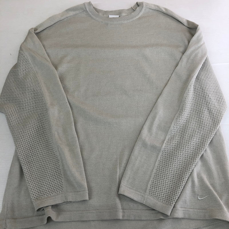 【中古品】【メンズ】 STUSSY ステューシー × NIKE ナイキ 別注 コラボ 24AW U NRG L/S KNIT JERSEY HF3898-072 U NRG ロングスリーブ ニット ジャージ 長袖 トップス 142-250924-KS-08-tei サイズ：L カラー：ミント 万代Net店