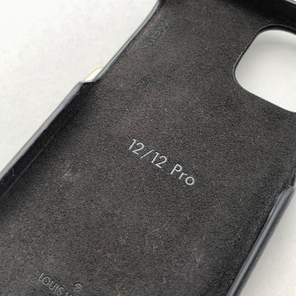 【中古品】【メンズ】 LOUIS VUITTON ルイ・ヴィトン M81116 クッサン iPhone12/12 Pro スマホケース ブランド 179-260418-gm-14-fuz カラー：ブラック 万代Net店