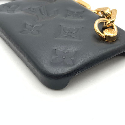 【中古品】【メンズ】 LOUIS VUITTON ルイ・ヴィトン M81116 クッサン iPhone12/12 Pro スマホケース ブランド 179-260418-gm-14-fuz カラー：ブラック 万代Net店
