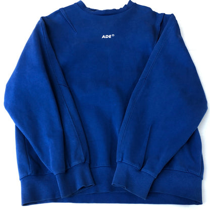 【中古品】【メンズ】 ADER ERROR アーダーエラー CREW NECK SHORT SWEAT 19ASSTO11BL1 クルーネック ショート スウェット 長袖 トップス 141-251126-ks-05-tei サイズ：表記サイズなし カラー：ブルー 万代Net店