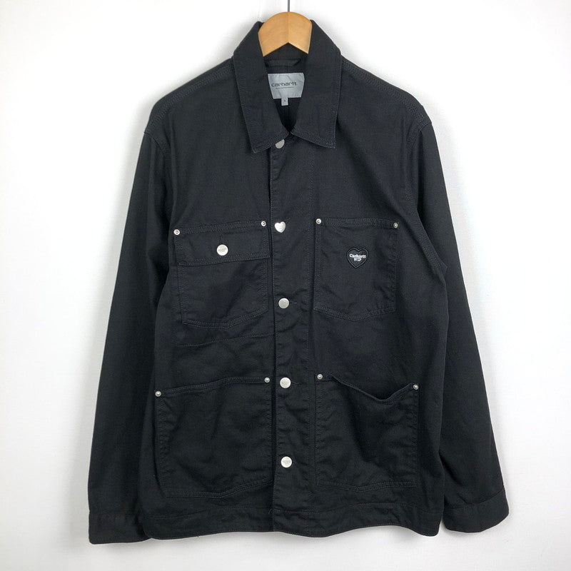 【中古品】【メンズ】 Carhartt WIP カーハート ワークインプログレス DREWE CHORE COAT I034823 ドリュー チョアコート ライトアウター 145-250929-yo-10-tei サイズ：S カラー：ブラック 万代Net店