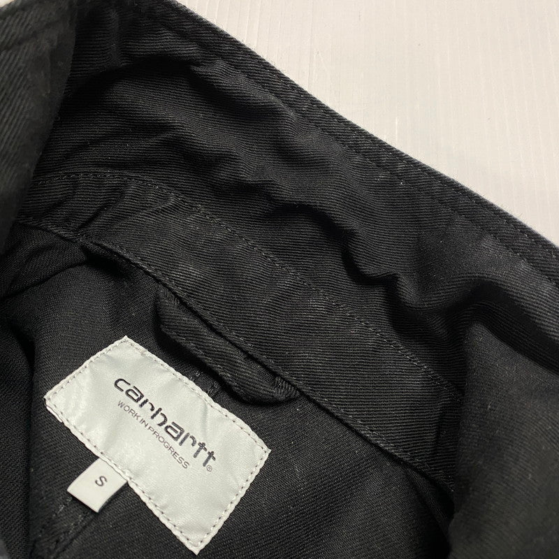 【中古品】【メンズ】 Carhartt WIP カーハート ワークインプログレス DREWE CHORE COAT I034823 ドリュー チョアコート ライトアウター 145-250929-yo-10-tei サイズ：S カラー：ブラック 万代Net店