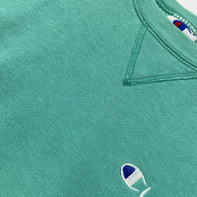 【中古品】【メンズ】 Champion チャンピオン 90’s SWEAT 90年代 スウェット 長袖 トップス トレーナー USA製 145-250929-yo-07-tei サイズ：XL カラー：エメラルドグリーン 万代Net店