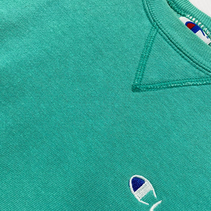 【中古品】【メンズ】 Champion チャンピオン 90’s SWEAT 90年代 スウェット 長袖 トップス トレーナー USA製 145-250929-yo-07-tei サイズ：XL カラー：エメラルドグリーン 万代Net店