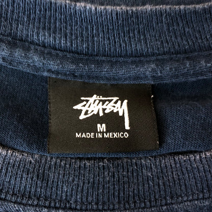 【現状渡し品】【メンズ】 STUSSY ステューシー SHADOWMAN S/S TEE シャドーマン ショートスリーブ Tシャツ 半袖 トップス 142-251120-yy-10-tei サイズ：M カラー：ネイビー 万代Net店