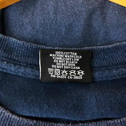 【現状渡し品】【メンズ】 STUSSY ステューシー SHADOWMAN S/S TEE シャドーマン ショートスリーブ Tシャツ 半袖 トップス 142-251120-yy-10-tei サイズ：M カラー：ネイビー 万代Net店