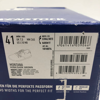 【中古品】【メンズ】 BIRKENSTOCK ビルケンシュトック MONTANA 1018074 モンタナ 靴 164-251215-ks-06-tei カラー：MINT/DARK BROWN 万代Net店